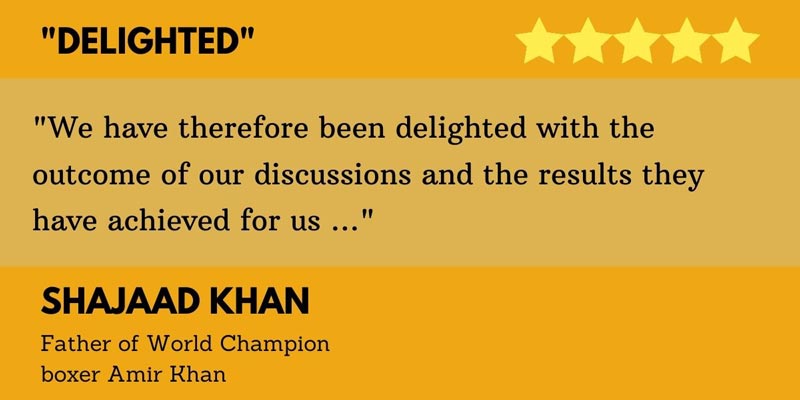 Testimonials | Shajaad Khan | Motoring Solicitors